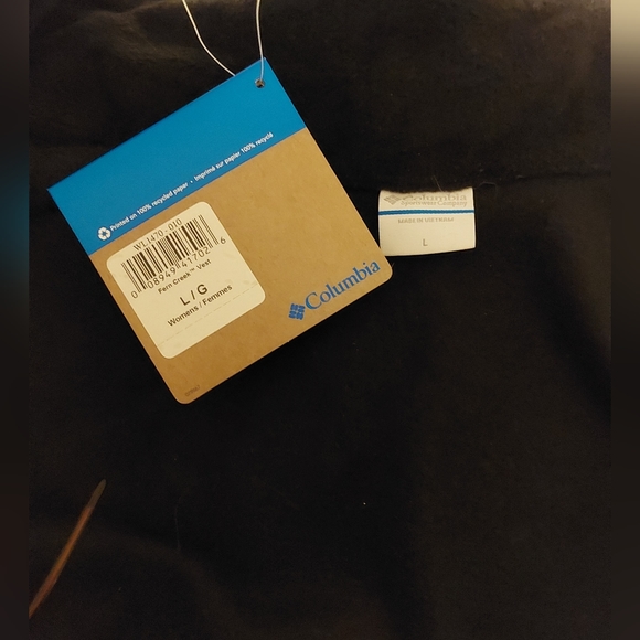 Columbia FernCreek Fleece Vest Black - Picture 2 of 2